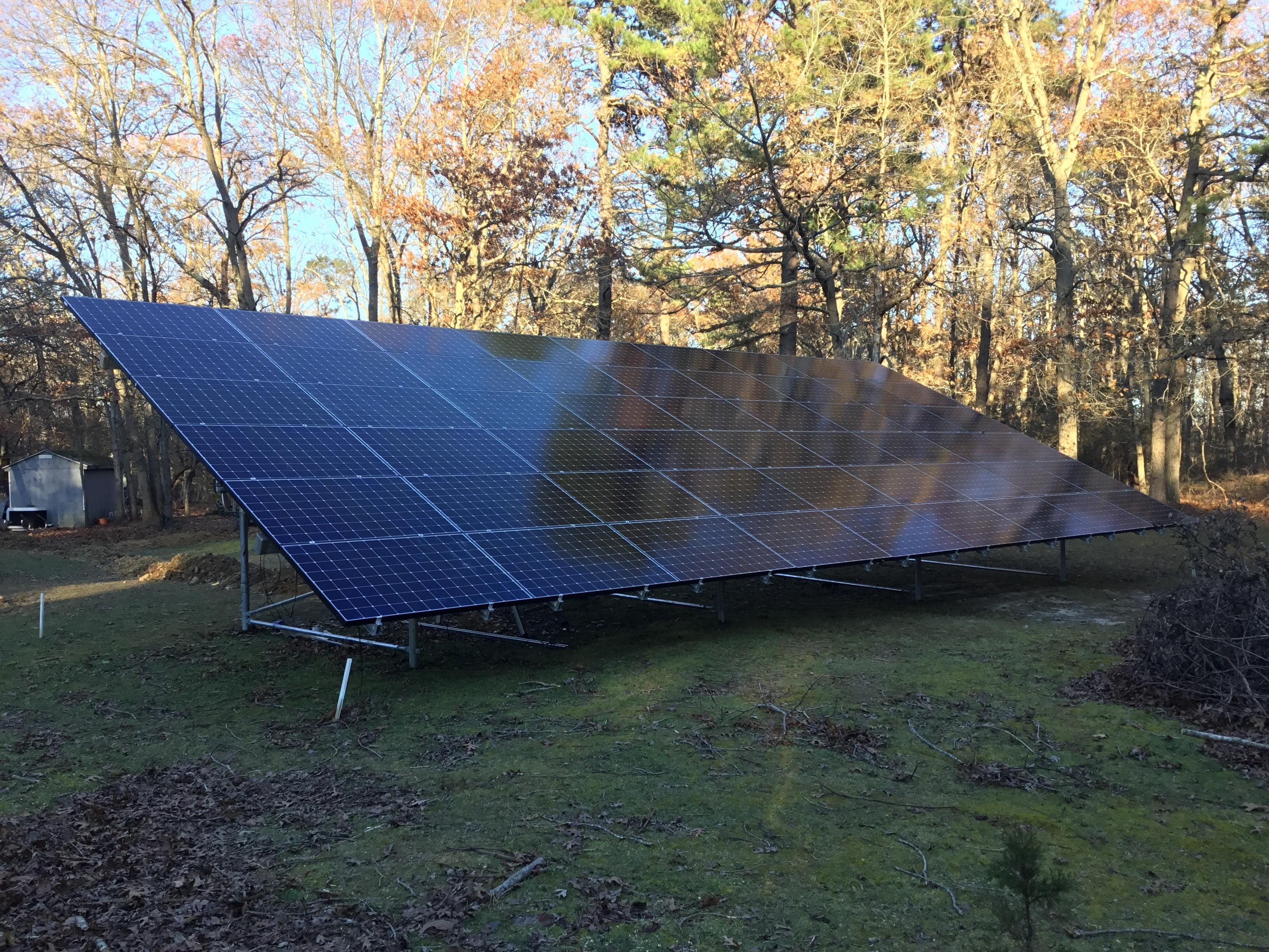 Completed Zenergy solar installation earning incentives